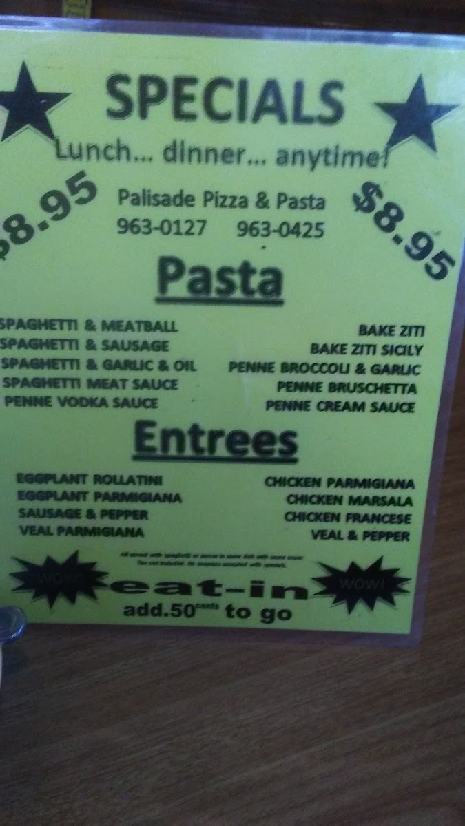 Menu Palisades Pizza & Pasta-6