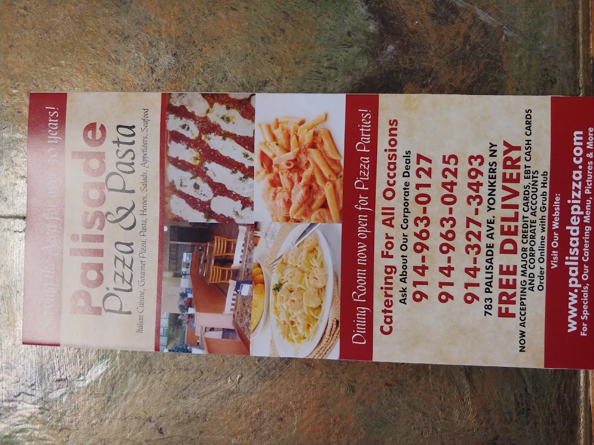 Menu Palisades Pizza & Pasta-7